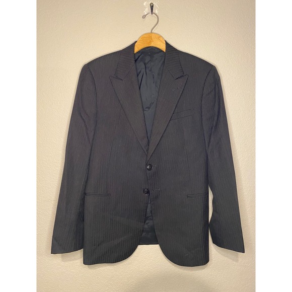 Giorgio Armani Other - Giorgio Armani Pinstripe Wool Silk Blazer Sport Coat Jacket Made in Italy 40R